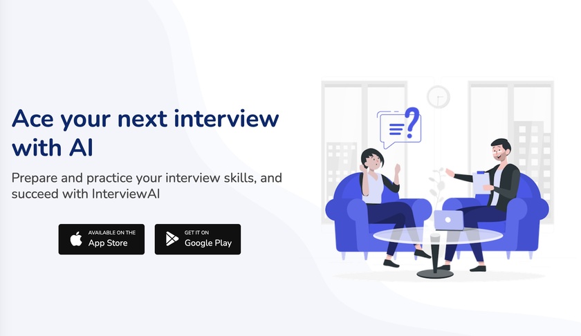 InterviewAI Landing Page
