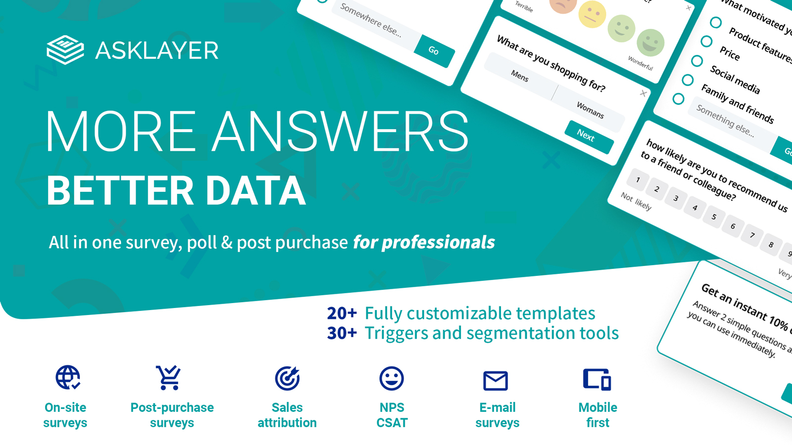 Asklayer Get more answers and better data