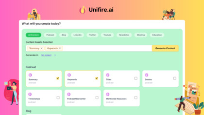 Unifire.ai screenshot