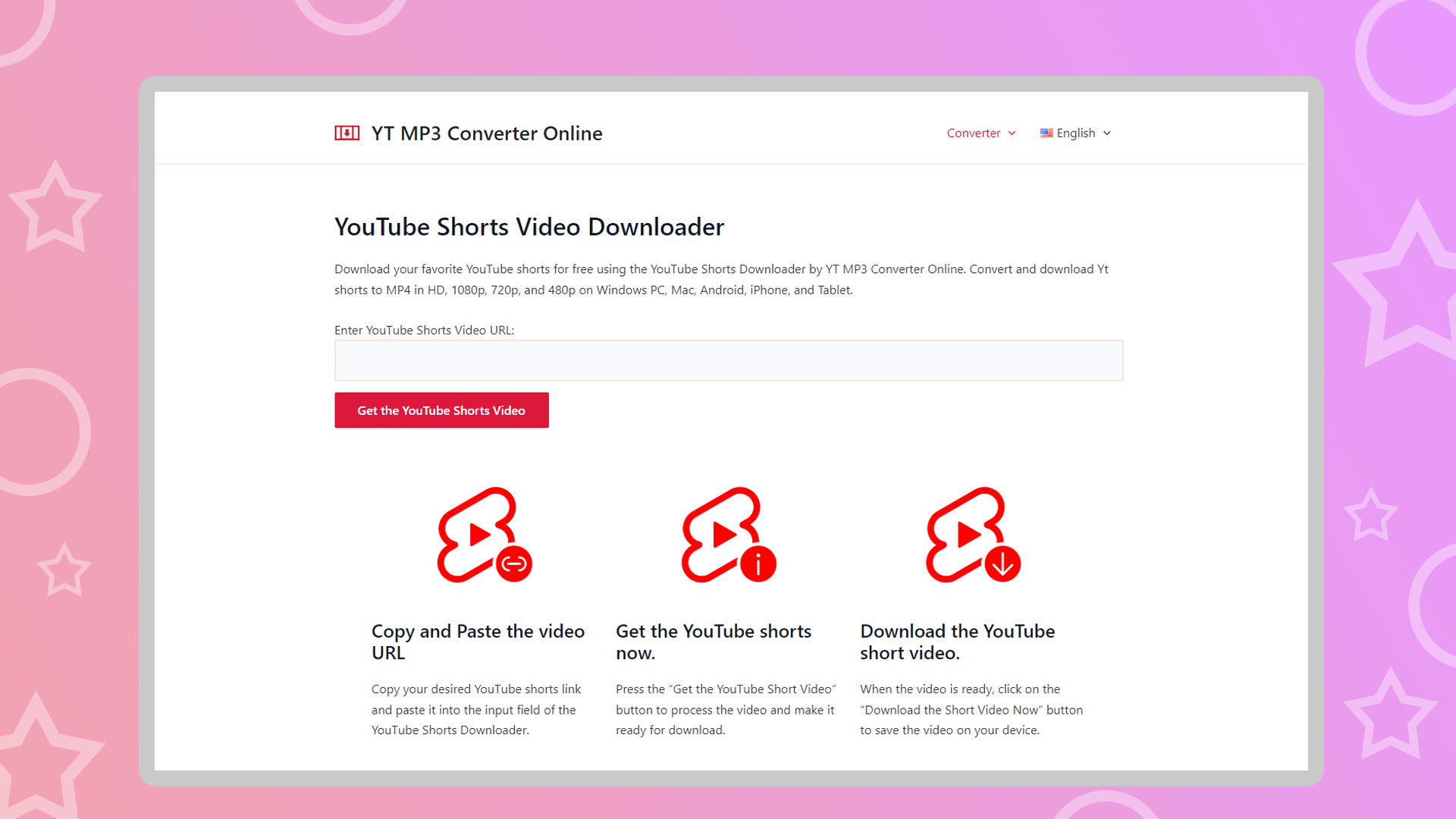 YT MP3 Converter Online YouTube Shorts Video Downloader