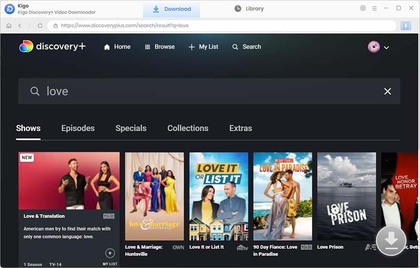 Kigo DiscoveryPlus Video Downloader image