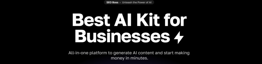 SEO Boss Landing Page