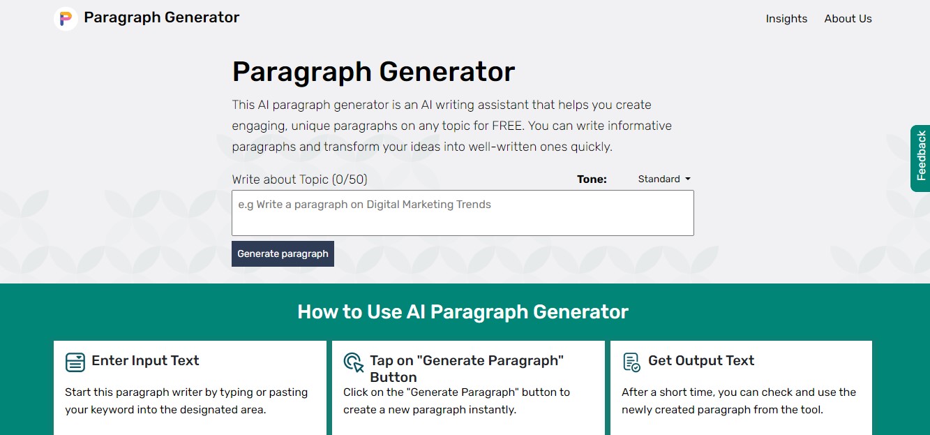 ParagraphGenerator.org 