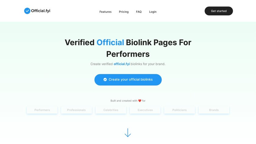 Official.FYI Landing Page