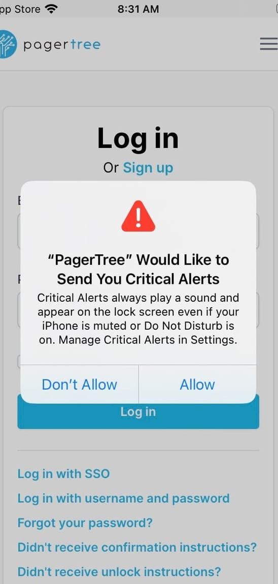 PagerTree Critical Notifications