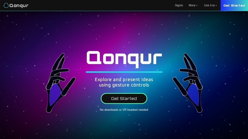 Qonqur Landing Page