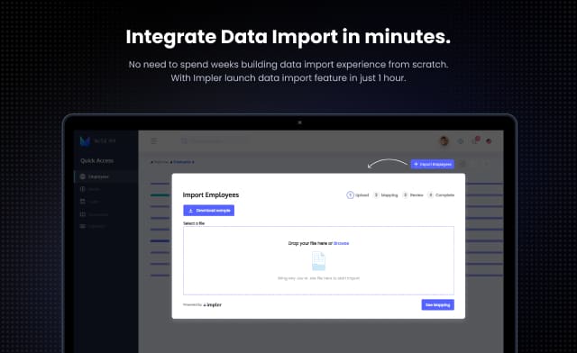 Impler.io Integrate CSV & Excel Import in Minutes in any app