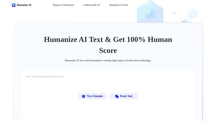 Humanize AI Landing Page