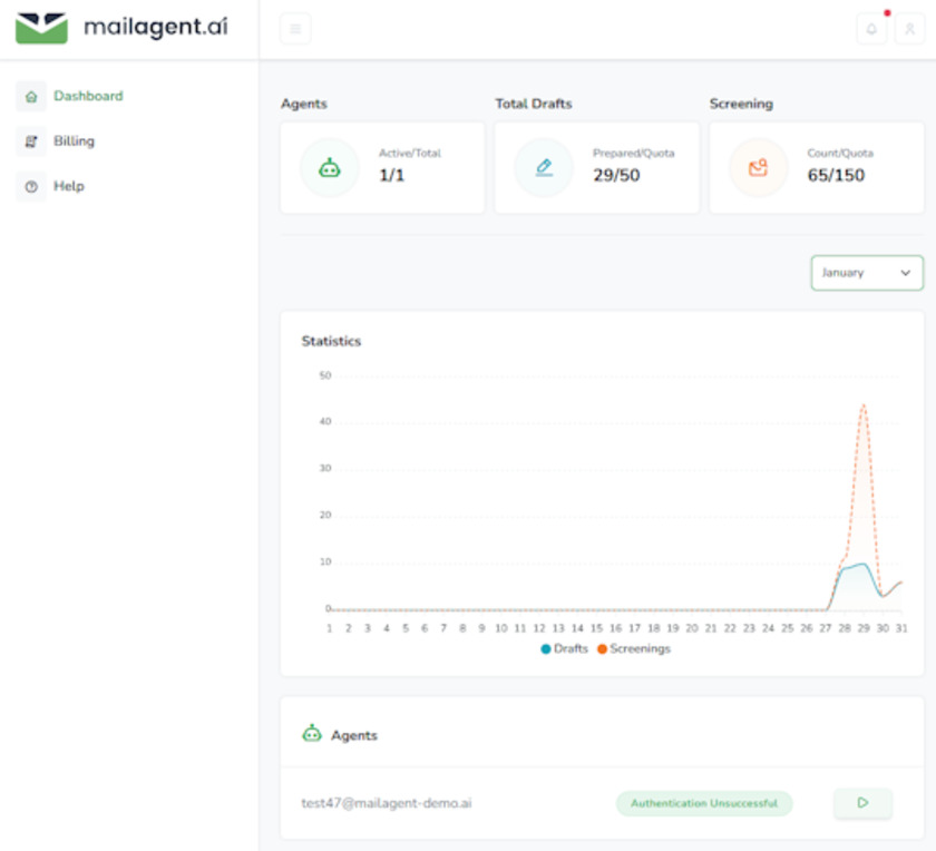 MailAgent.ai Landing Page