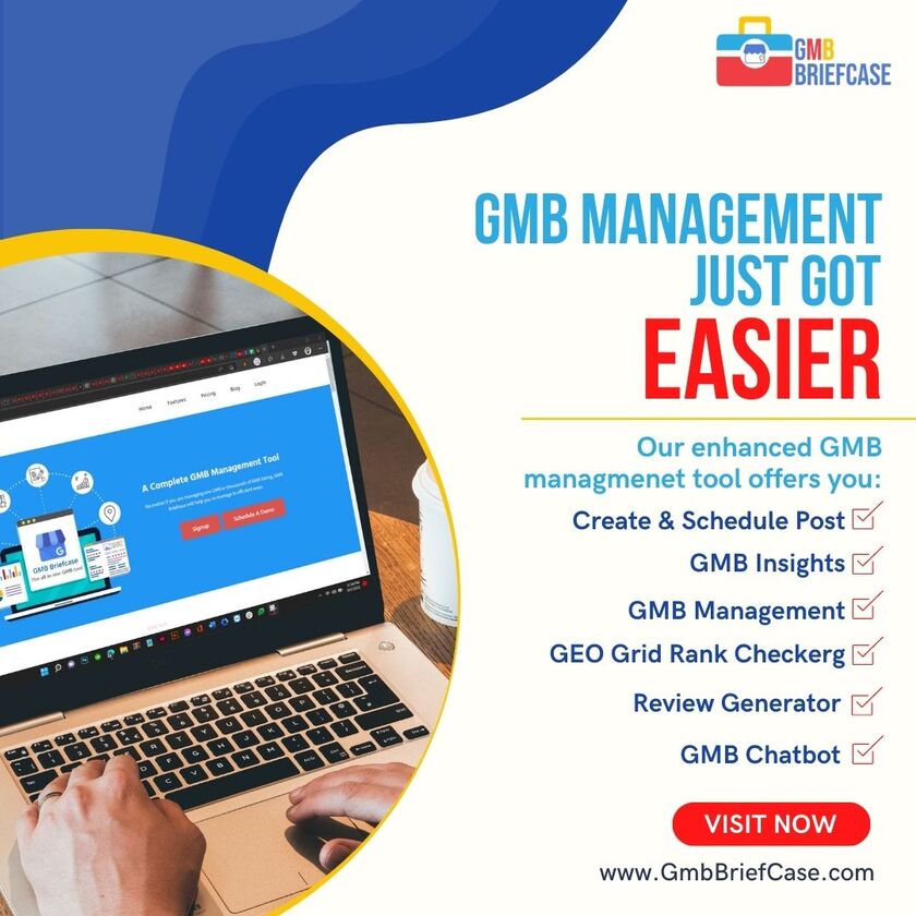 GMB Briefcase Landing Page