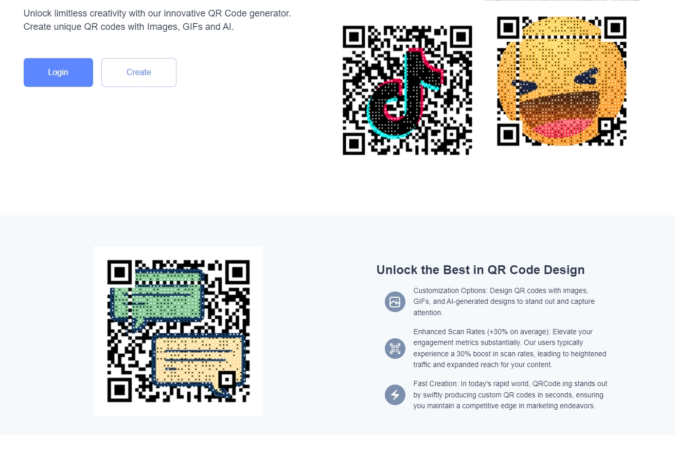 QRCode.ing Home page4