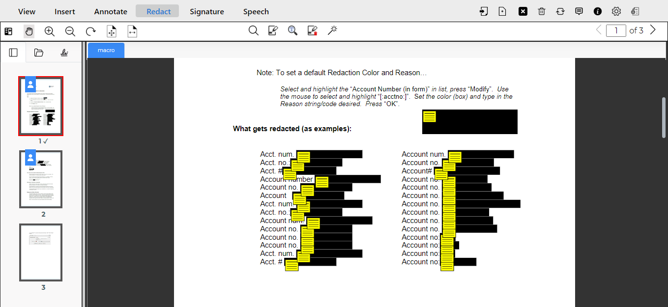 MST eViewer Redaction