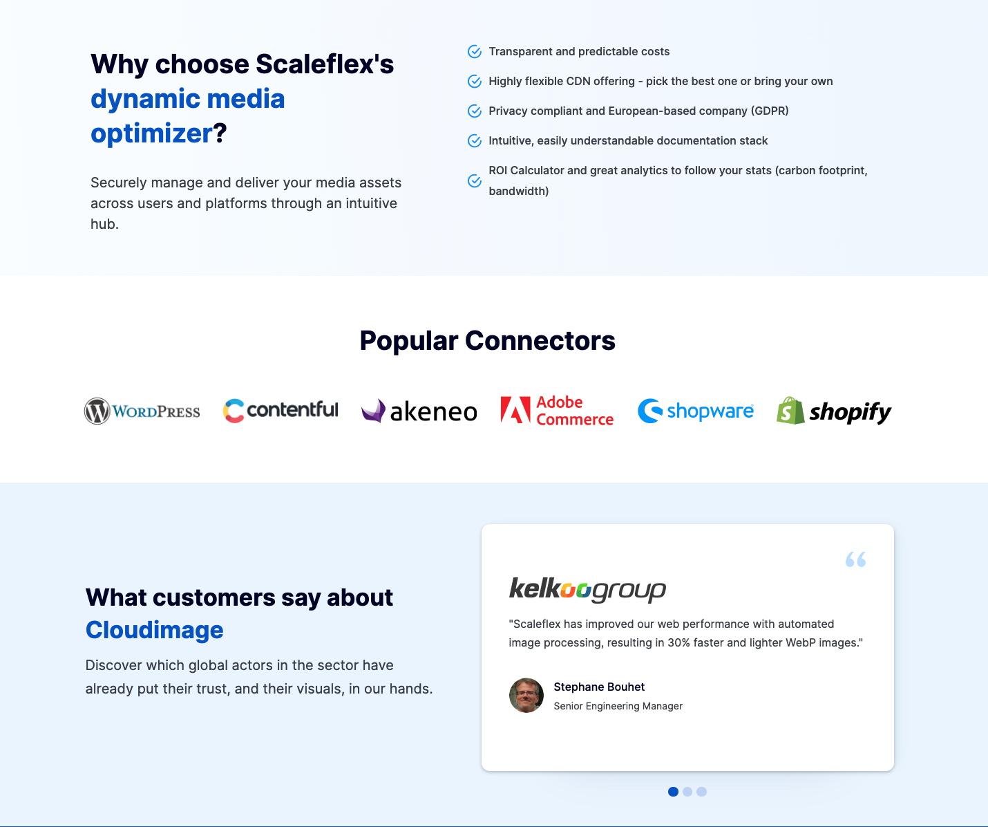 Cloudimage Why choose Scaleflex's dynamic media optimizer?