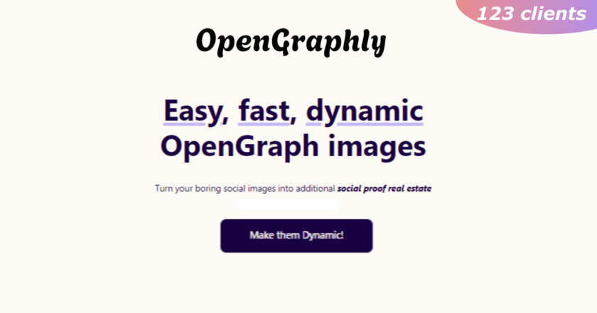 OpenGraphly Landing Page
