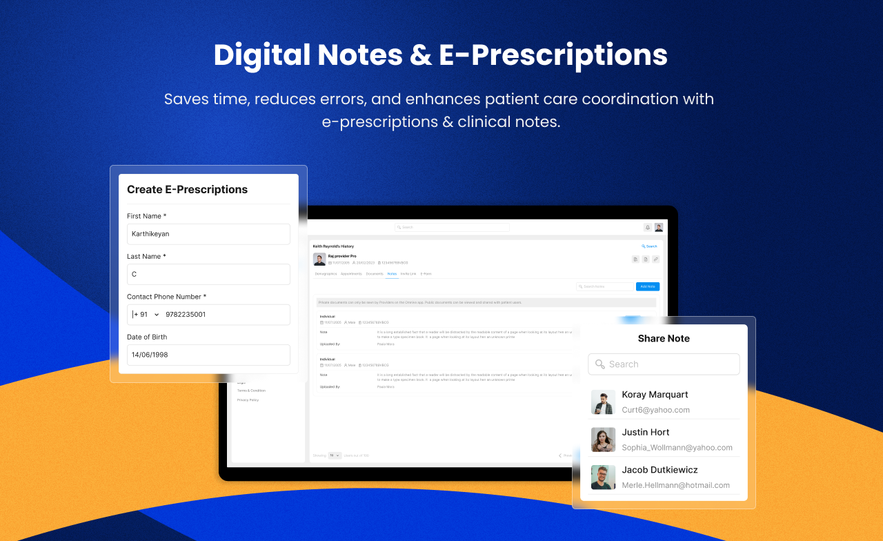 Omniva Telehealth Digital Notes & E-Prescriptions