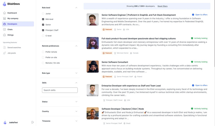 ElixirDevs Landing Page