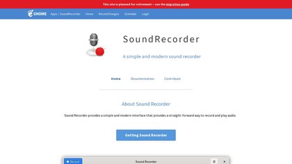 Gnome Sound Recorder image