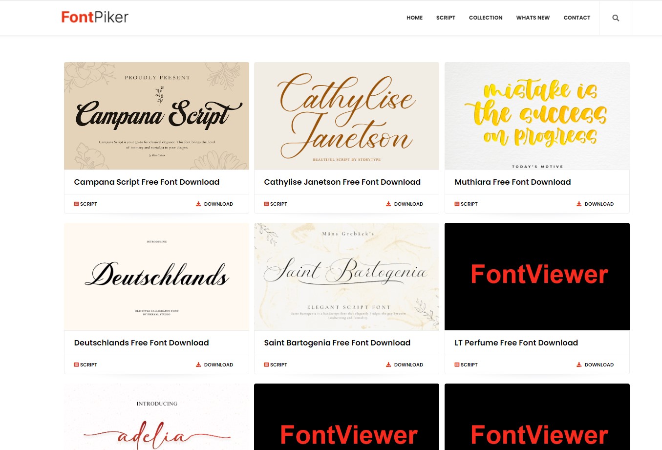 FontPiker Homepage