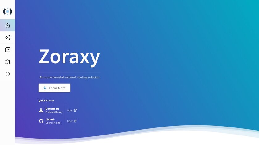 Zoraxy Landing Page