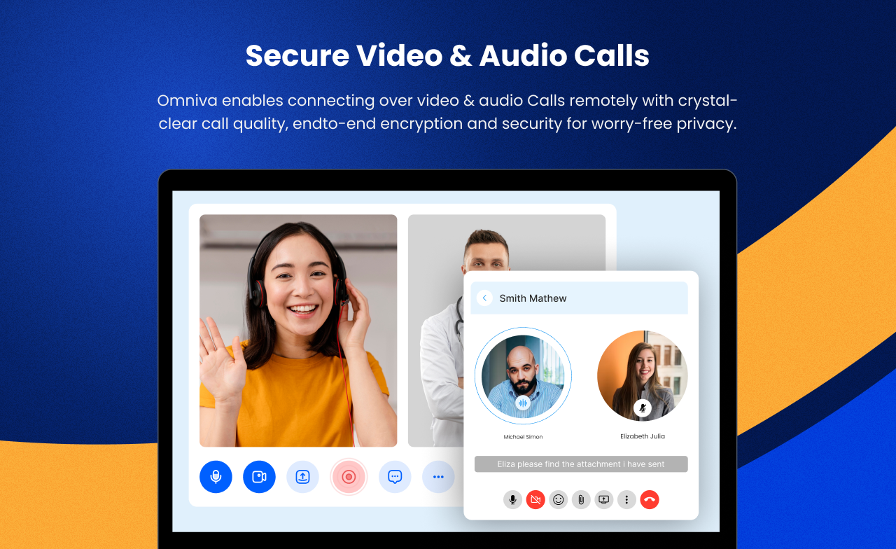 Omniva Telehealth Secure Video & Audio Calls