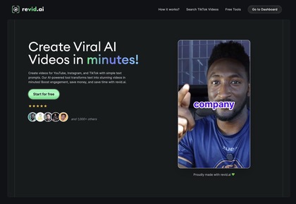 revid.ai screenshot