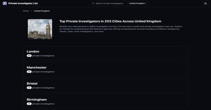 Private Investigator List image