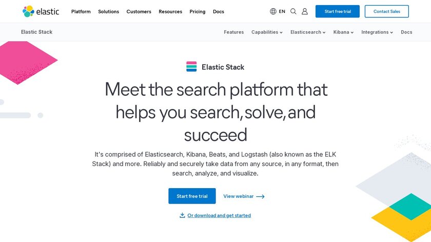 Elastic Stack Landing Page