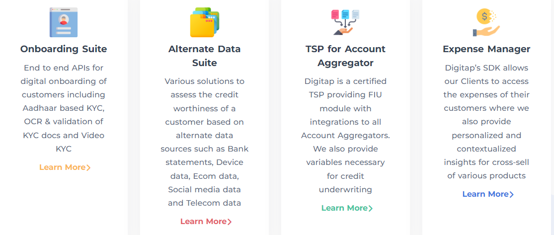Digitap.AI Products