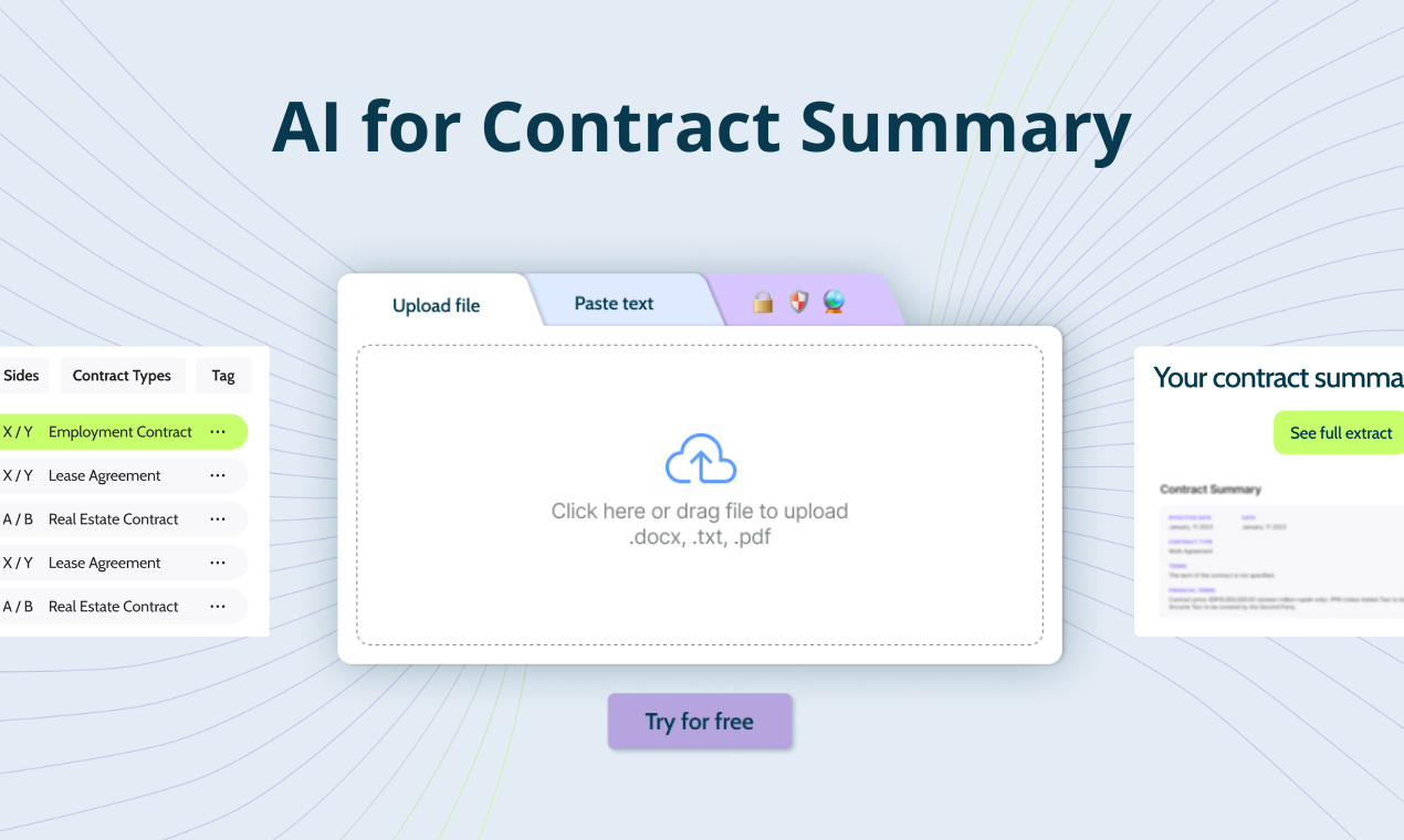 ContractCrab Upload form.