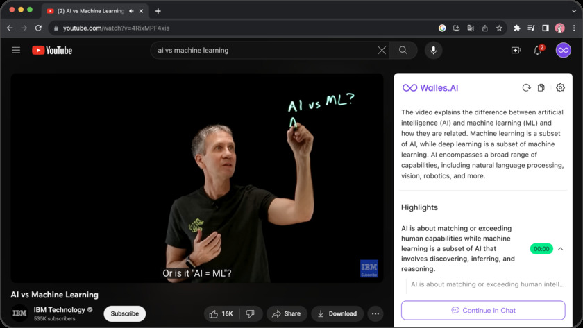 Walles.ai - Your AI Browser Sidekick Landing Page