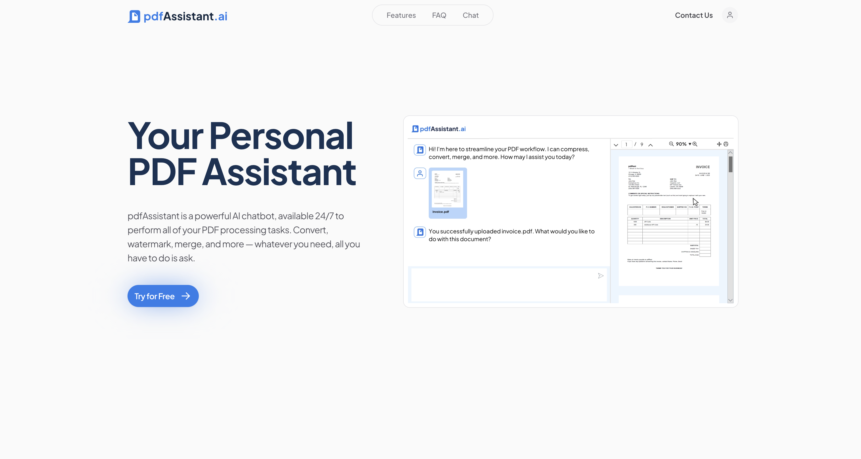 pdfAssistant.ai pdfAssistant.ai Homepage