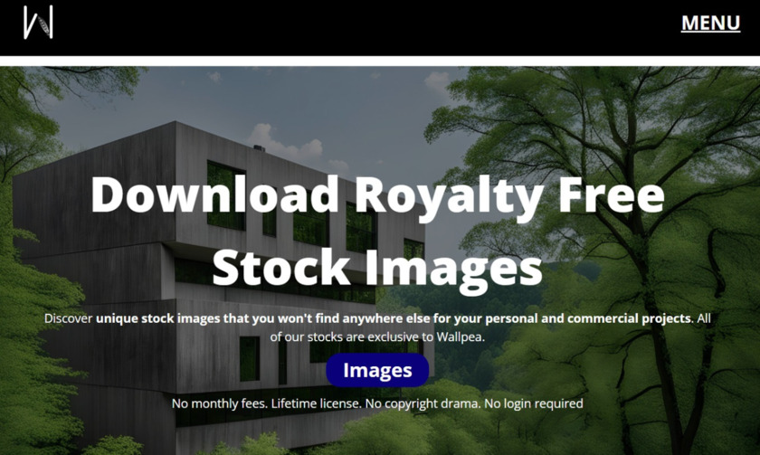 Wallpea Landing Page