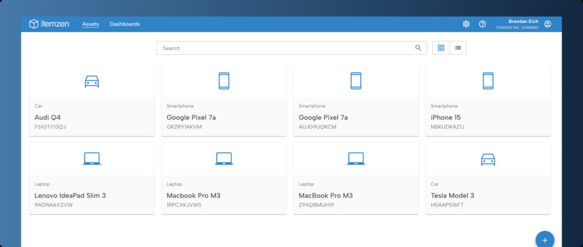 Itemzen Landing Page