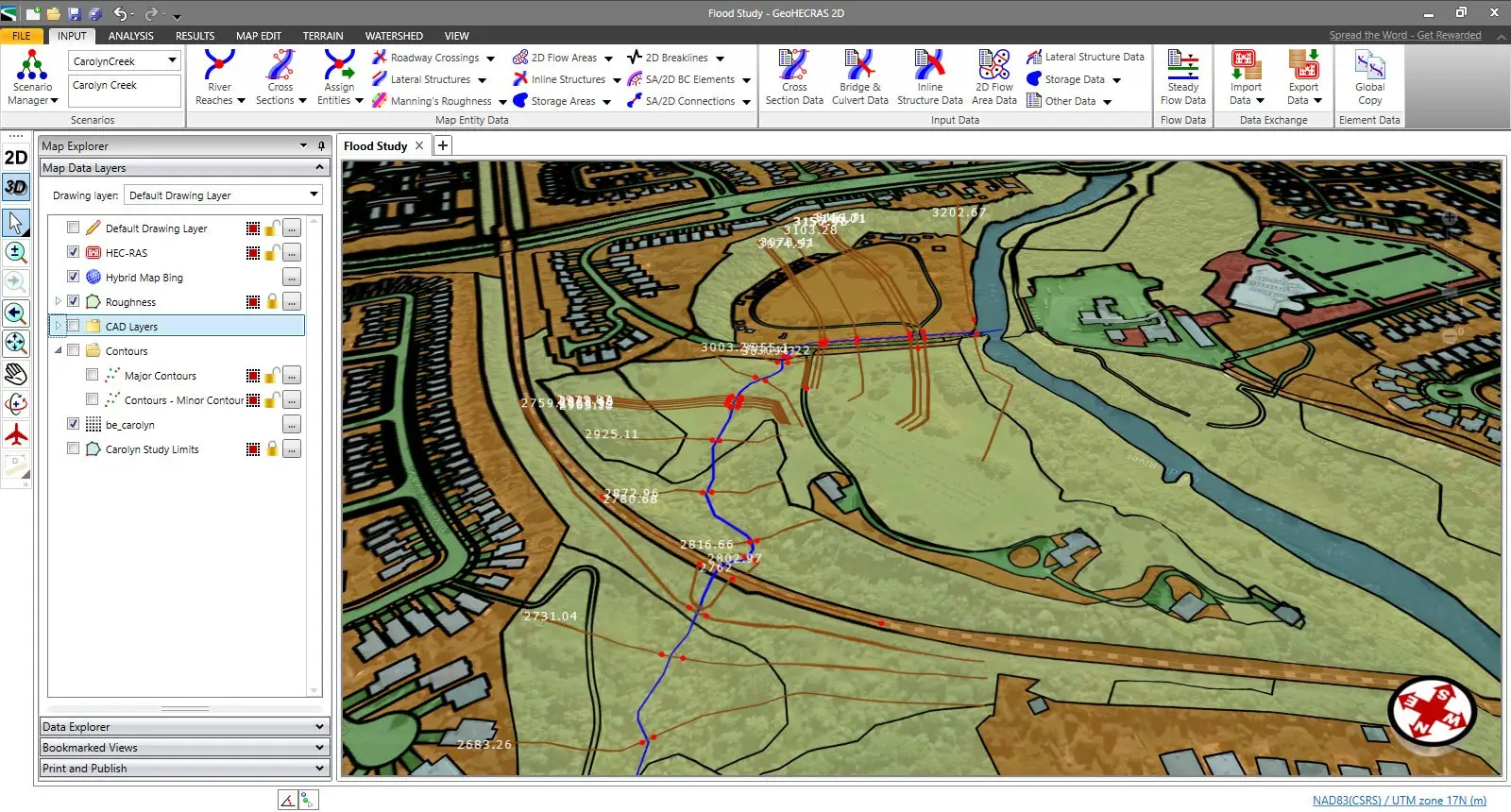 GeoHECRAS Automated GIS Mapping Functions