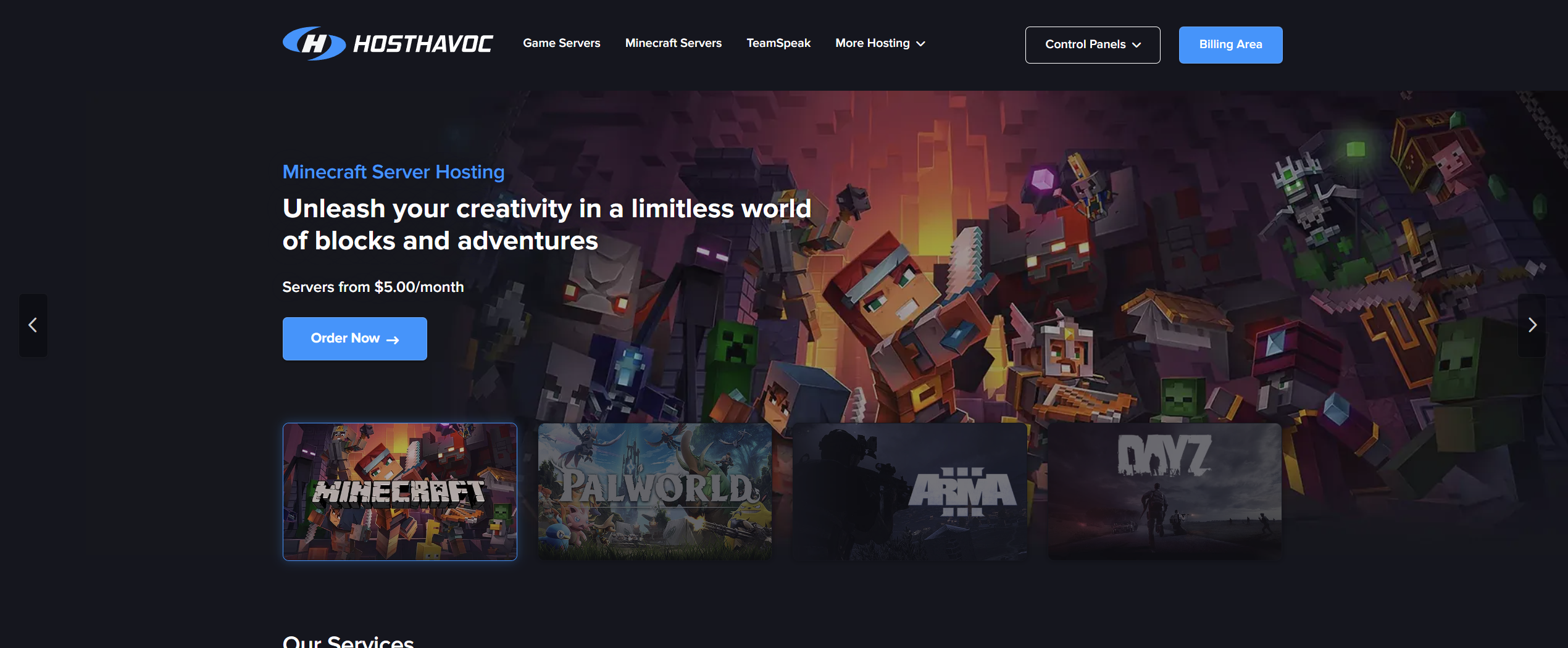 Host Havoc Home Page