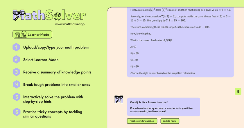 MathSolver.top Landing Page