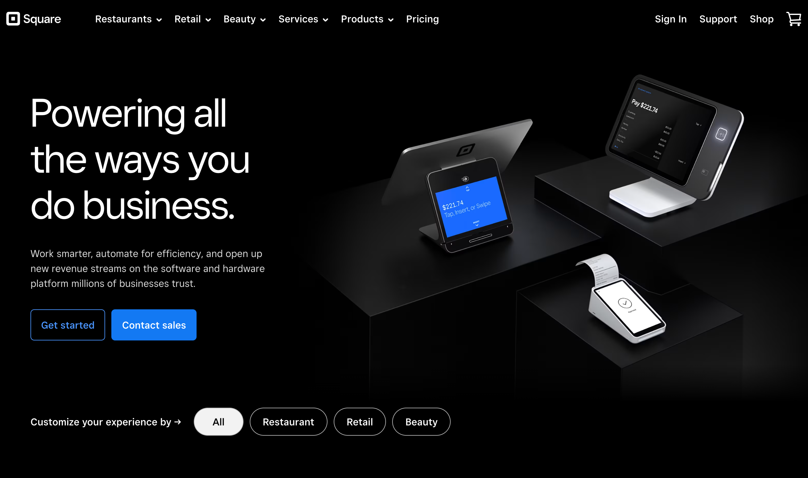 Square Homepage