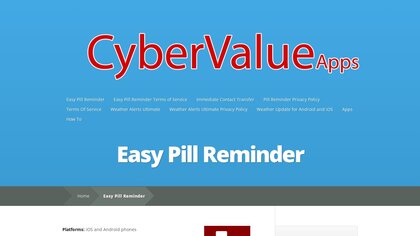 Easy Pill Reminder by CyberValue image