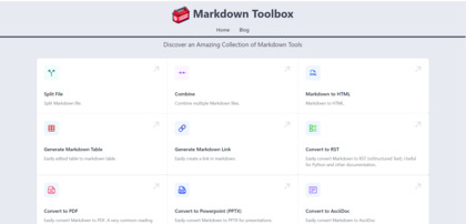 Markdown Toolbox image