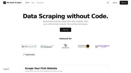 No-Code Scraper screenshot