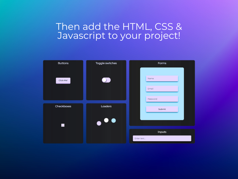 CodalityUI Add the HTML, CSS & JS to your project!