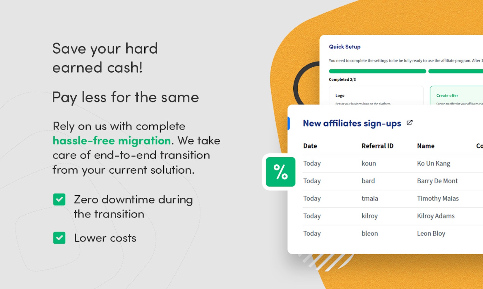 Trackdesk Rely on us with complete, hassle-free migration.