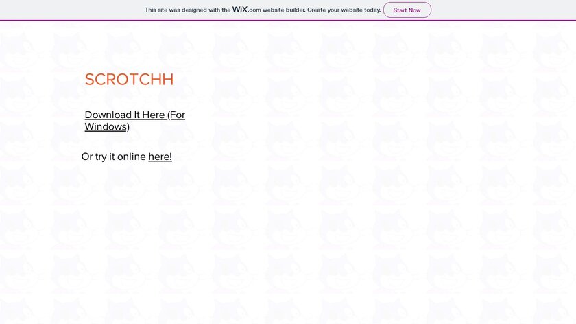 Scrotchh Landing Page
