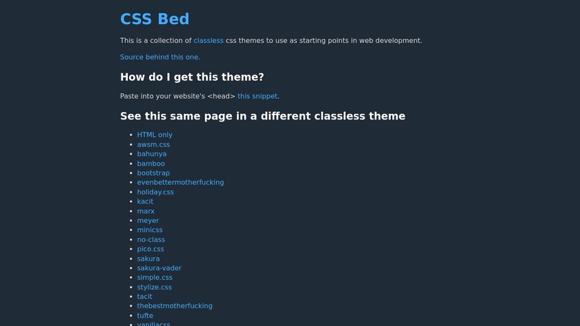 CSS Bed Landing Page