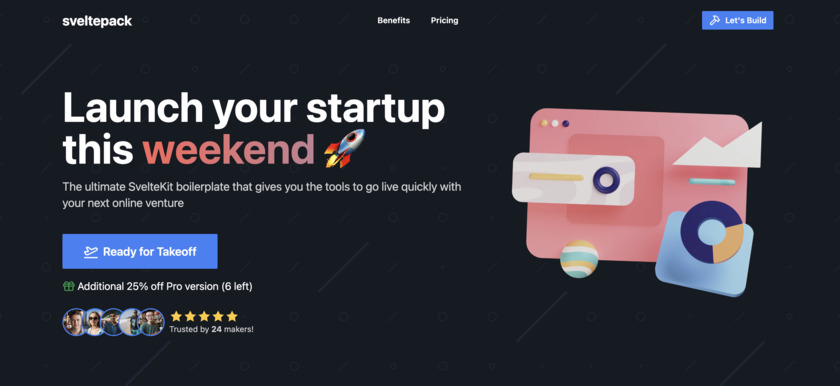 sveltepack Landing Page