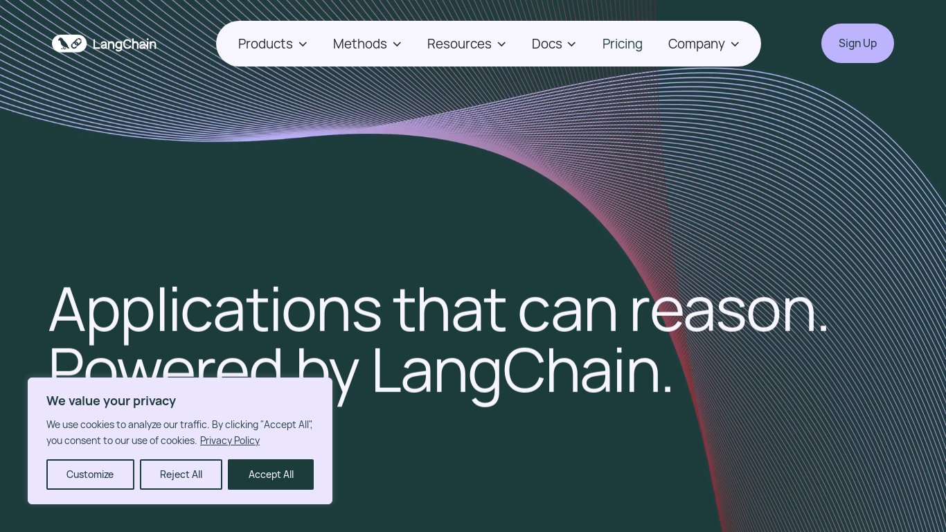 LangChain Landing page