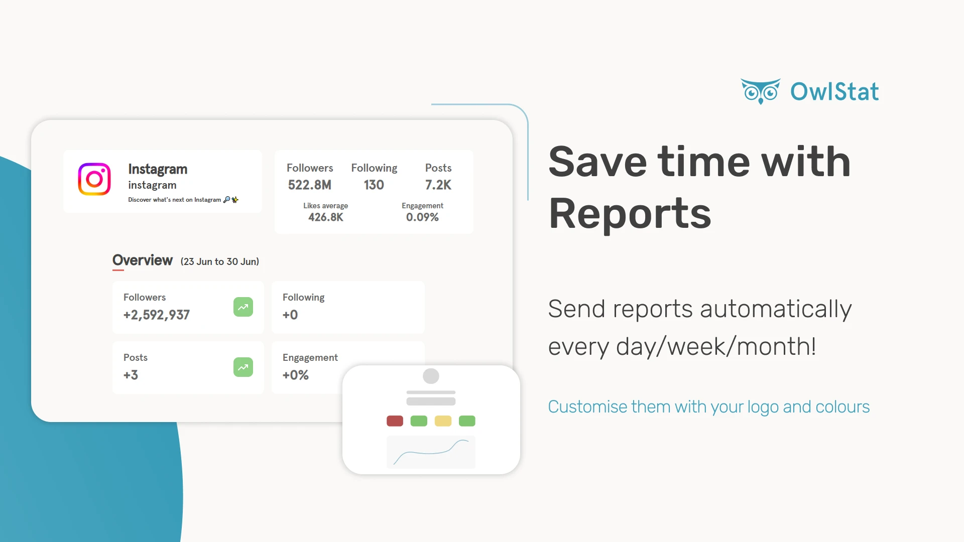 OwlStat.io Save time with reports