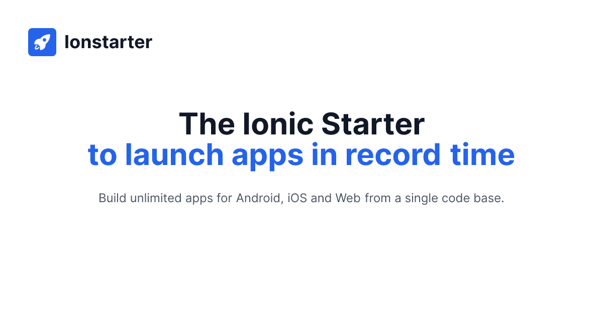 Ionstarter.dev 