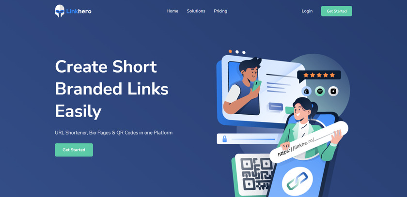 Linkhero.cc Landing Page