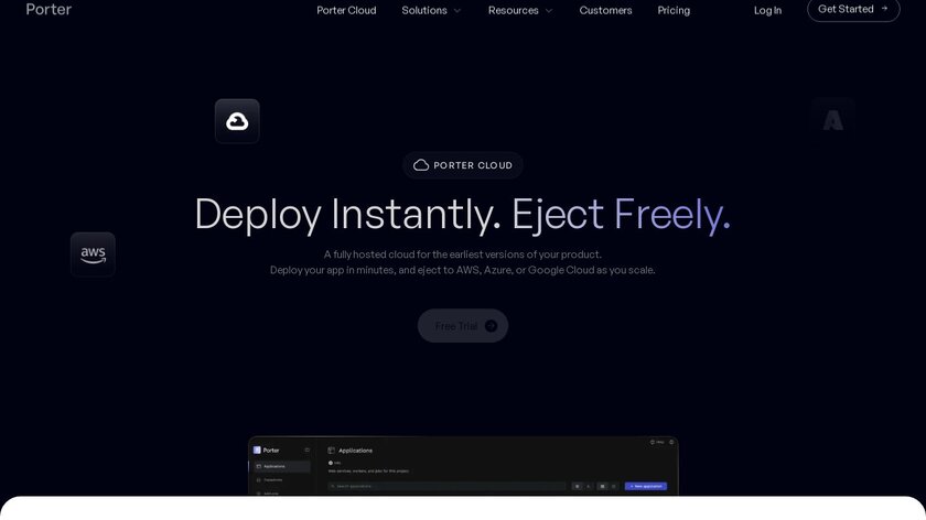 Porter Cloud Landing Page